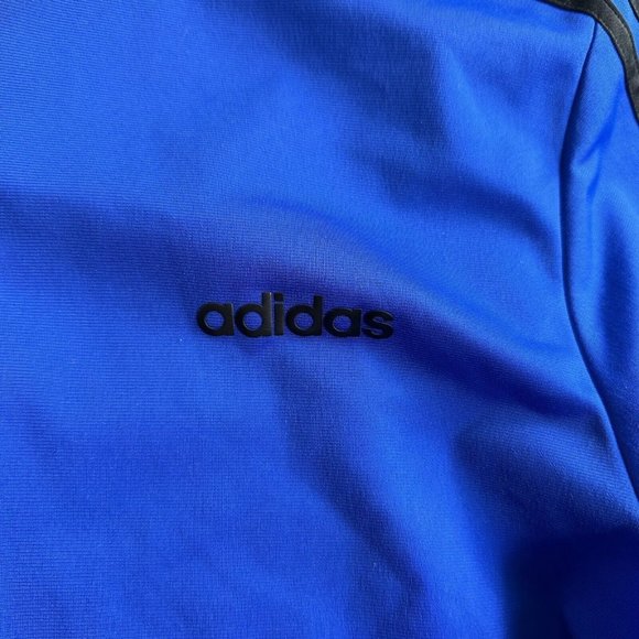 ADIDAS Blue Track Jacket Men's Size 2XL Active Athletic Casual Gym Training - Picture 5 of 10